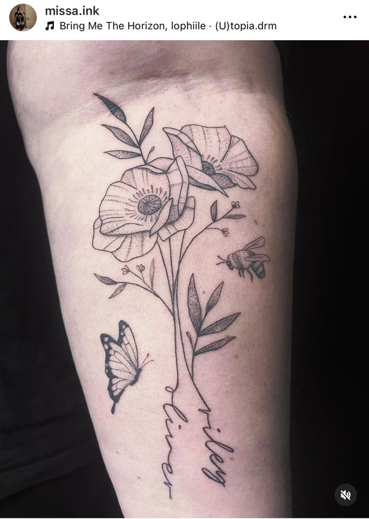 Birth Flower Tattoos