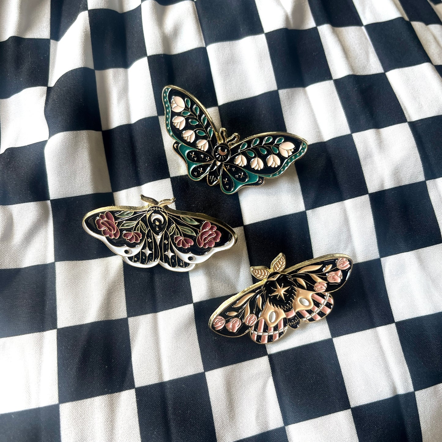 Lucky Dip Moth Pin