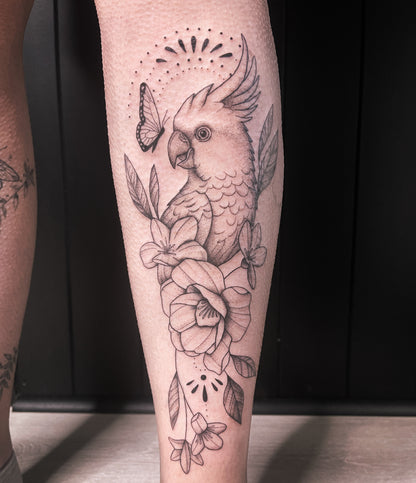 Fineline Bird Tattoos