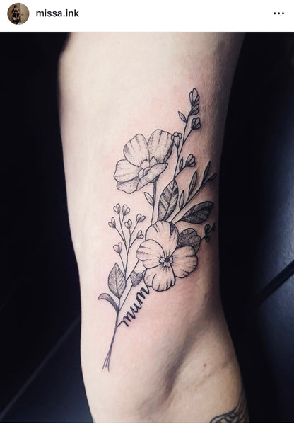 Birth Flower Tattoos