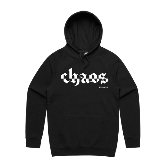 Black front flat lay