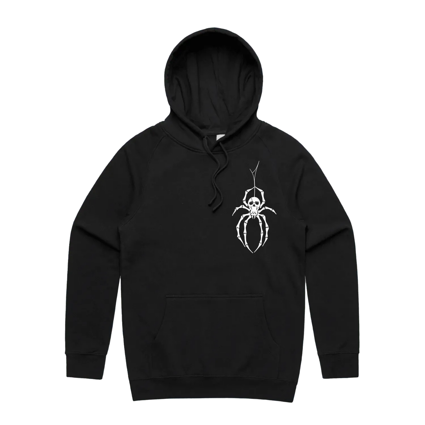 Black front flat lay