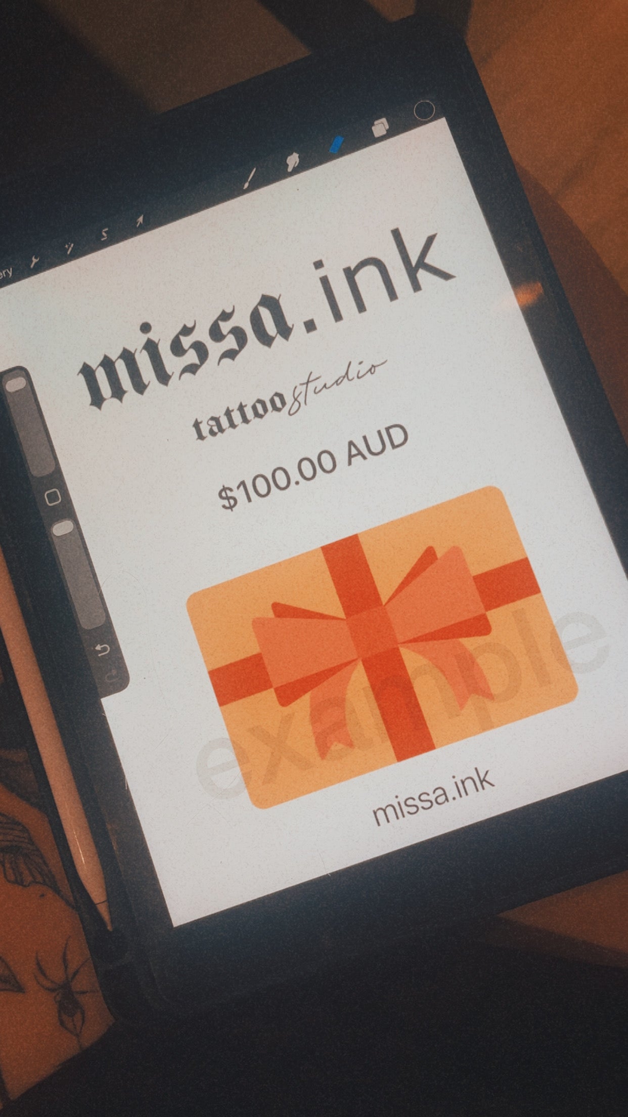 Tattoo Gift Voucher (Digital)